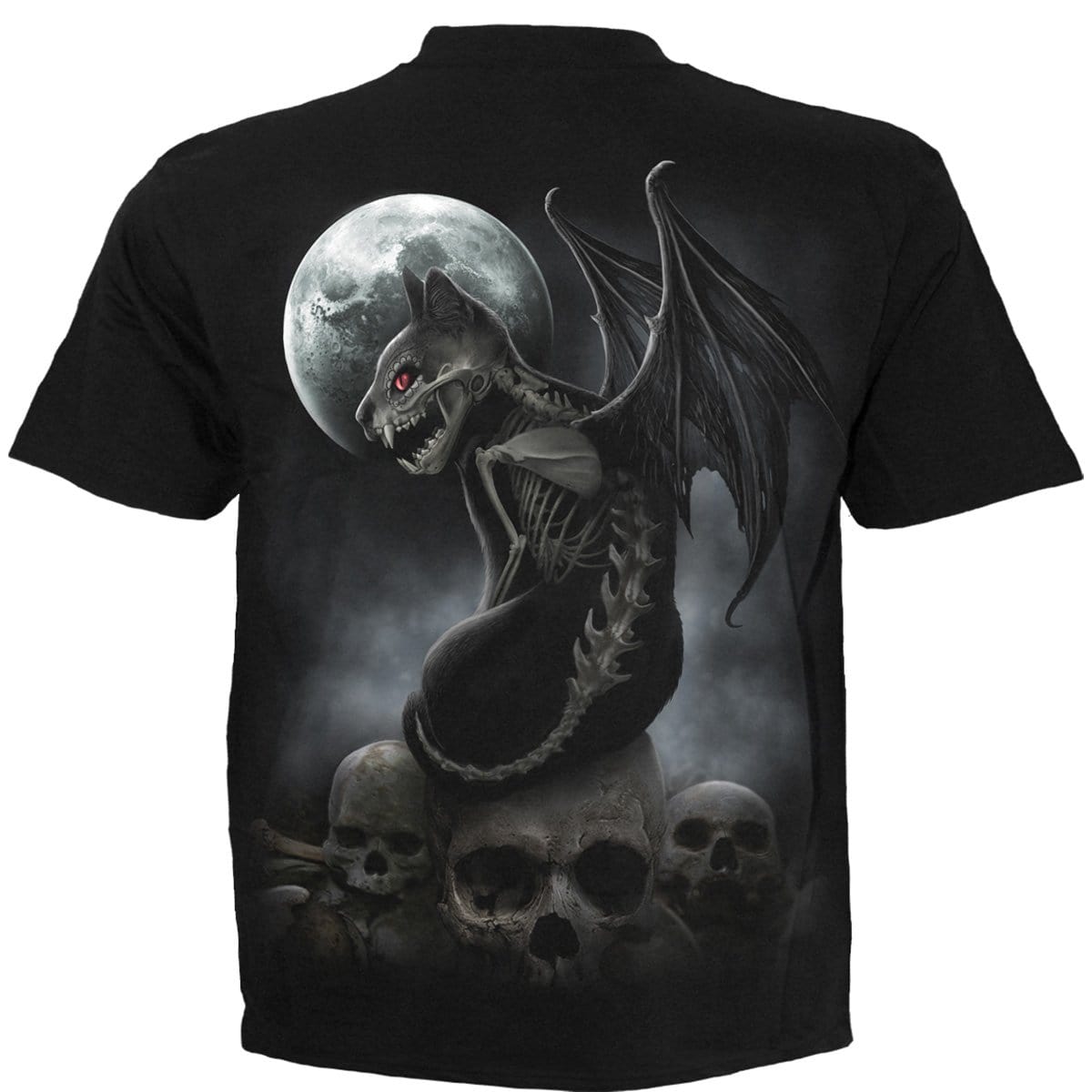 VAMP CAT - T-Shirt Black - Spiral USA