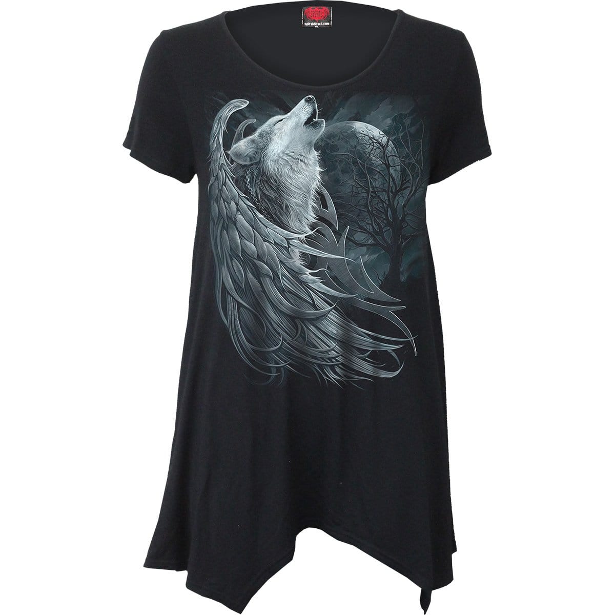 WOLF SPIRIT - Smock - Tunic Casual Top - Spiral USA