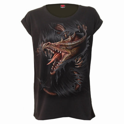 BREAKING OUT - Turnup Sleeve Loosefit Tee