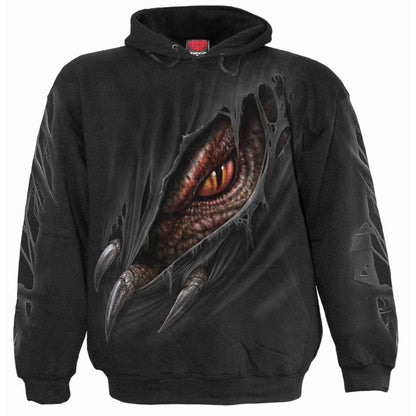 BREAKING OUT - Kids Hoody Black - Spiral USA