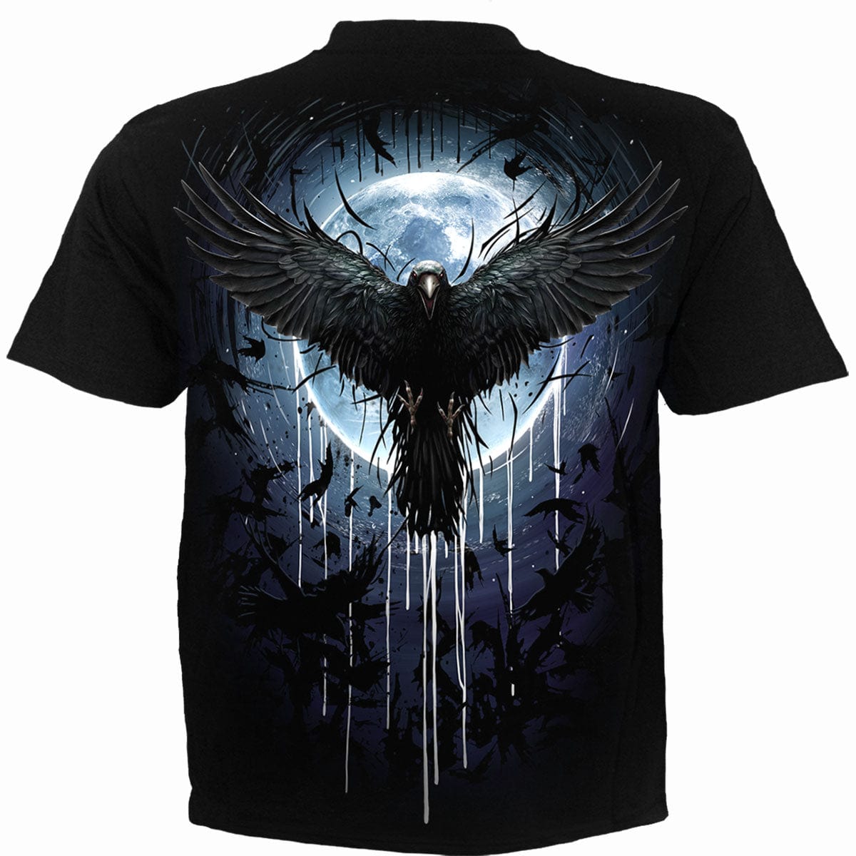 CROW MOON - Kids T-Shirt Black - Spiral USA