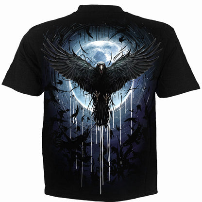 CROW MOON - Kids T-Shirt Black - Spiral USA