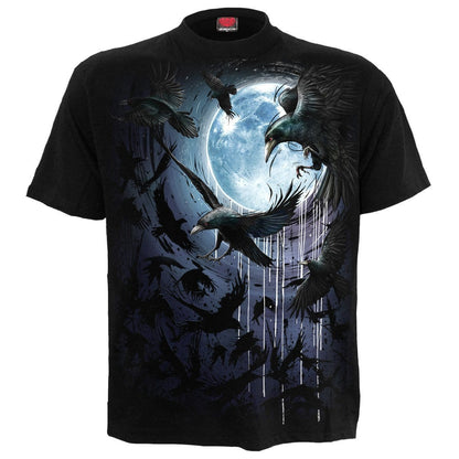 CROW MOON - T-Shirt Black - Spiral USA