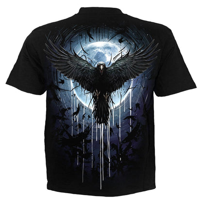 CROW MOON - T-Shirt Black - Spiral USA