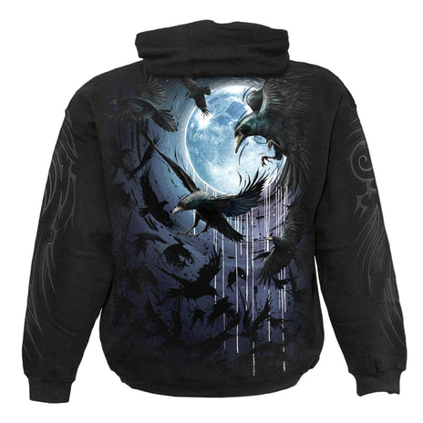 CROW MOON - Hoody Black