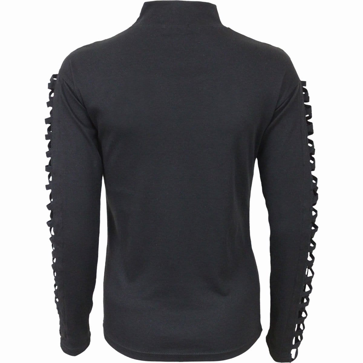 STRAPPED - Watefall Slits Longsleeve Top - Spiral USA