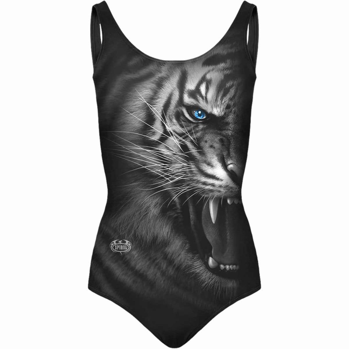 TIGER WRAP - Allover Scoop Back Padded Swimsuit