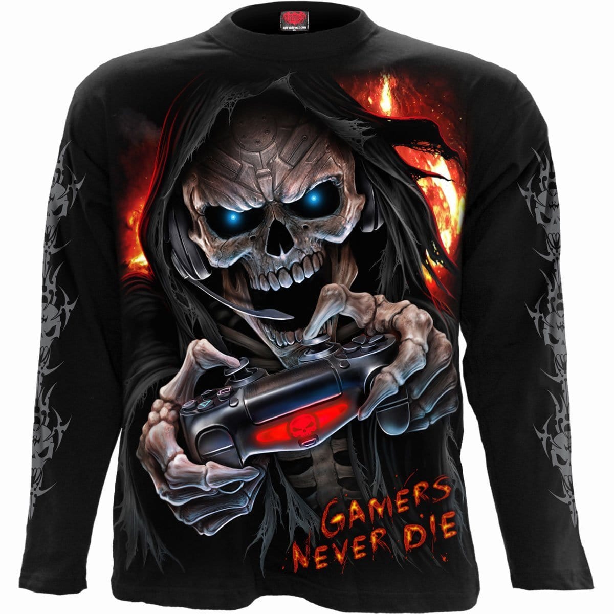 RESPAWN - Longsleeve T-Shirt Black - Spiral USA