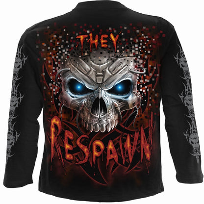 RESPAWN - Longsleeve T-Shirt Black - Spiral USA