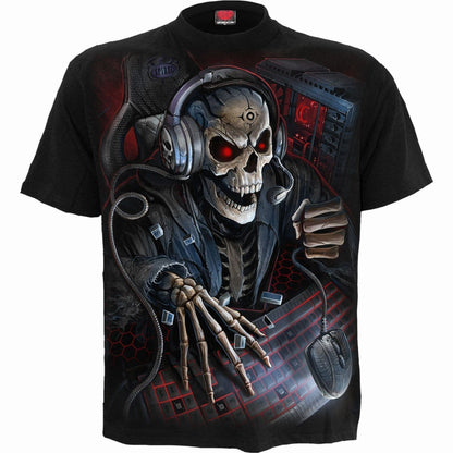 PC GAMER - Kids T-Shirt Black - Spiral USA