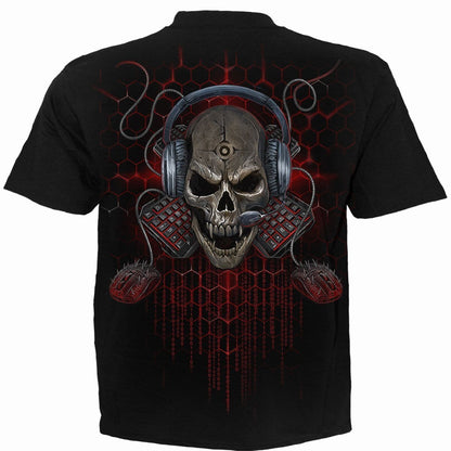 PC GAMER - T-Shirt Black - Spiral USA