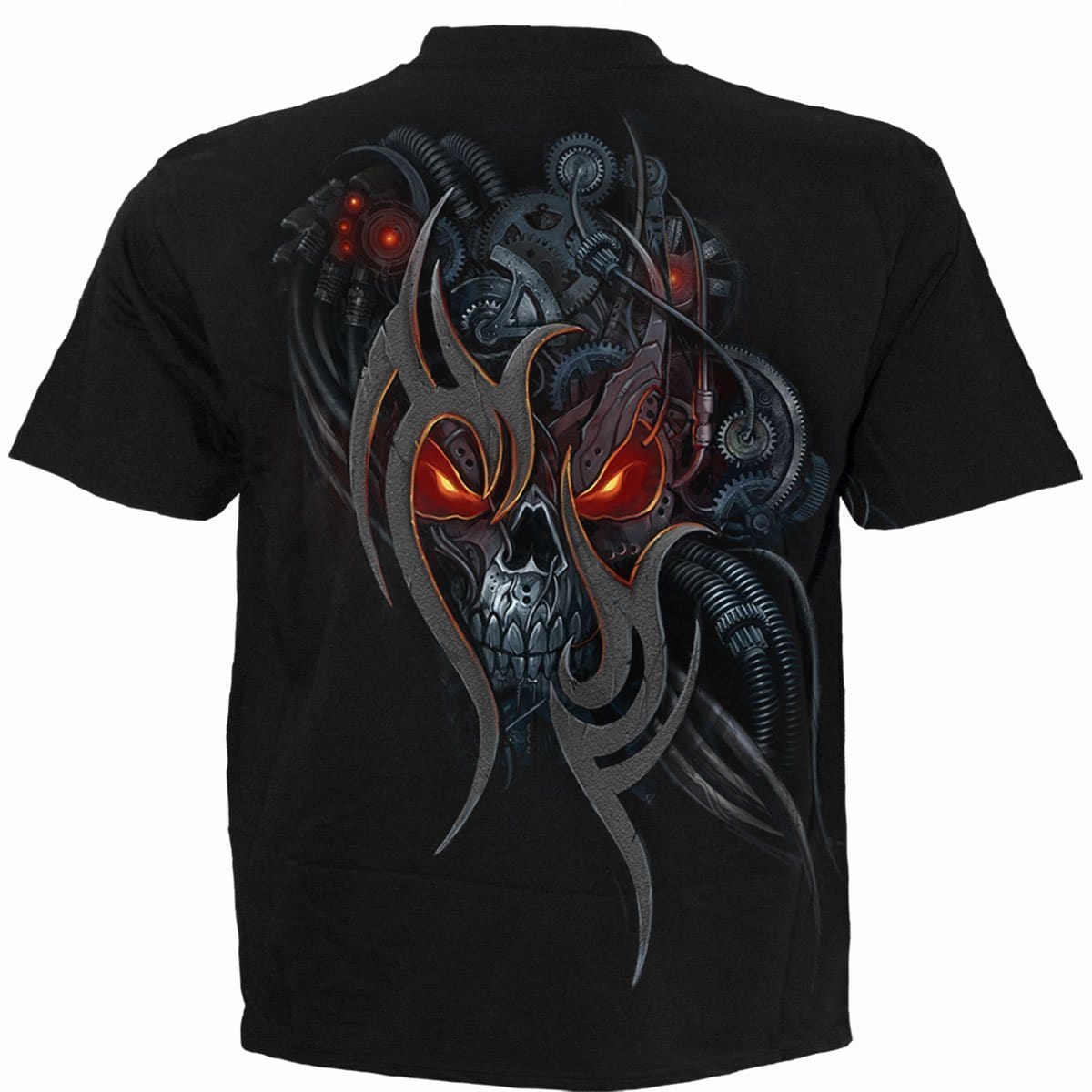 STEAMPUNK SKULL - T-Shirt Black - Spiral USA