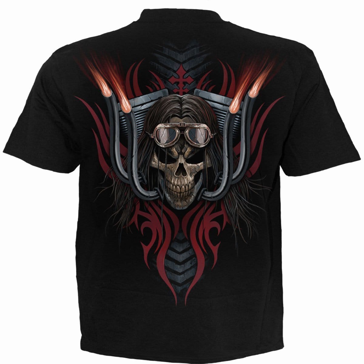 RIDE FREE - T-Shirt Black - Spiral USA