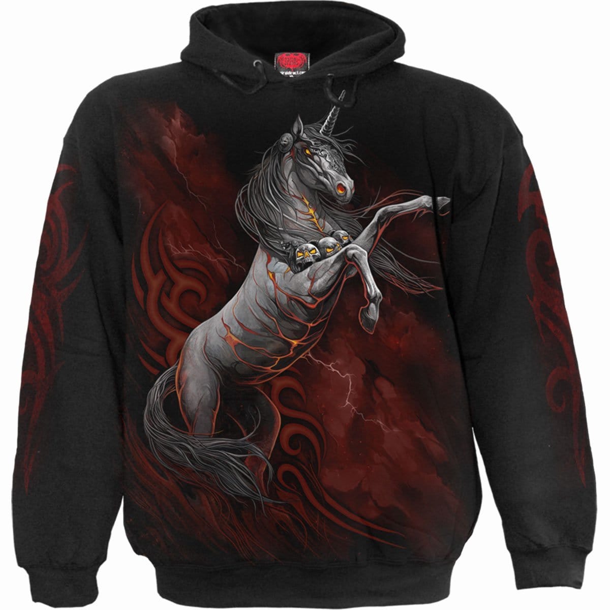 INFERNAL UNICORN - Hoody Black - Spiral USA