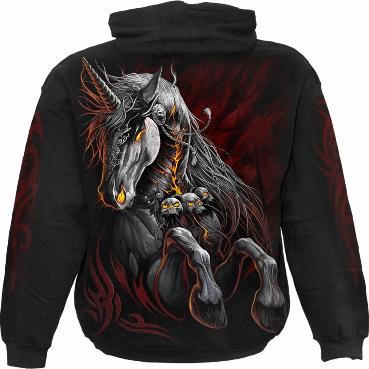 INFERNAL UNICORN - Hoody Black - Spiral USA
