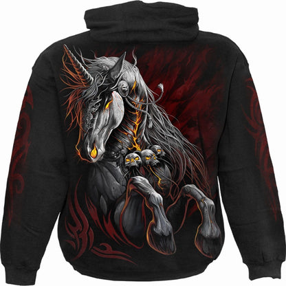 INFERNAL UNICORN - Hoody Black - Spiral USA