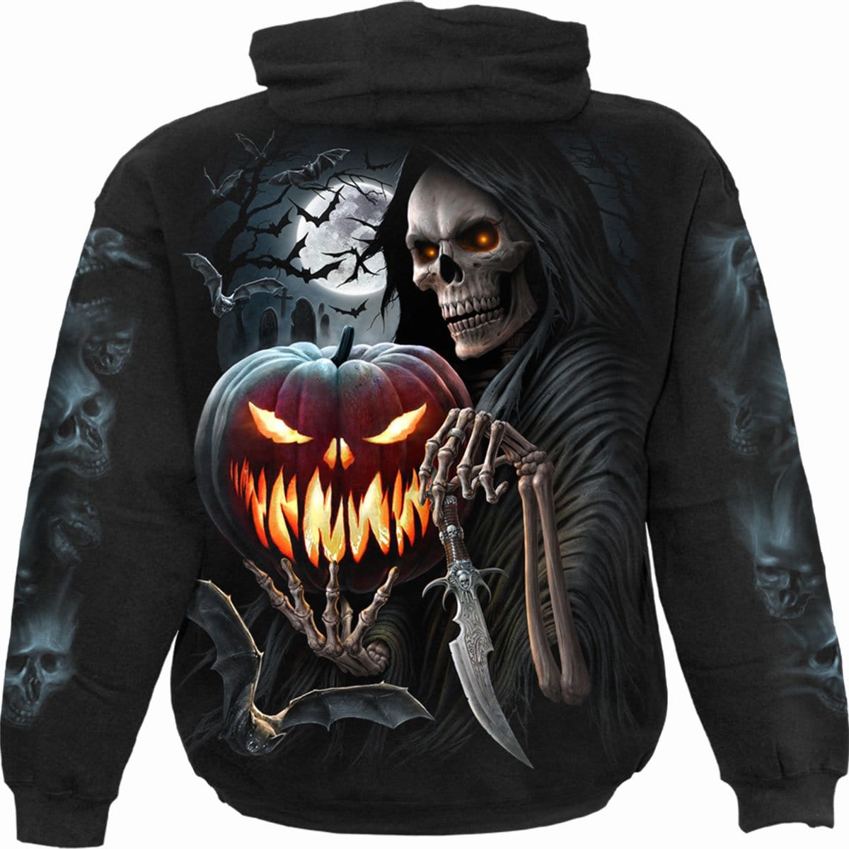 CARVING DEATH - Hoody Black - Spiral USA