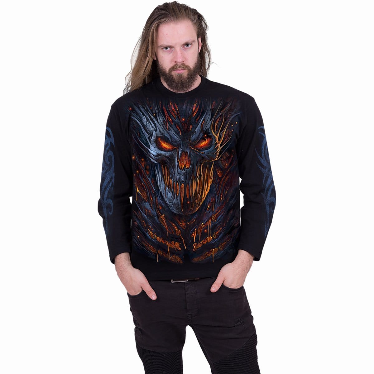 OBLIVION - Longsleeve T-Shirt Black - Spiral USA