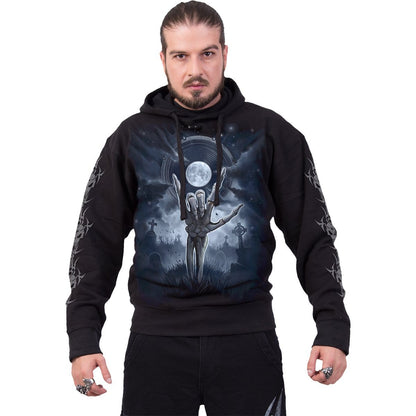 GRIM ROCKER - Hoody Black - Spiral USA