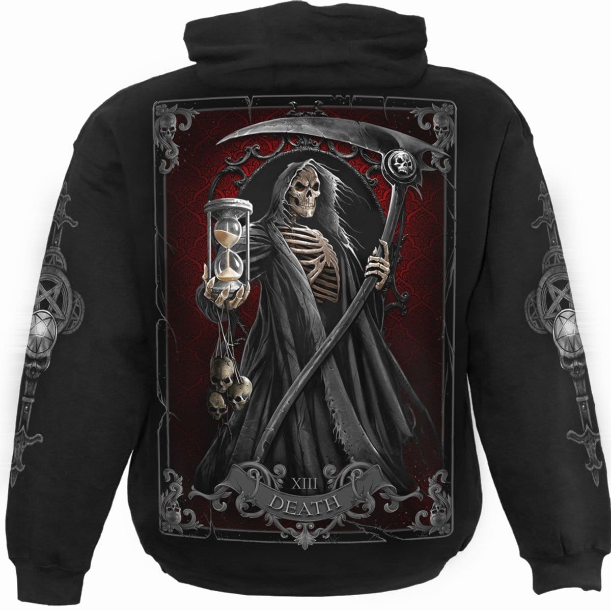 DEATH TAROT - Hoody Black - Spiral USA