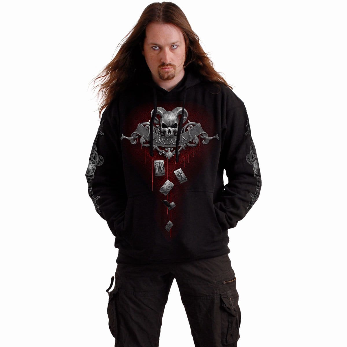 DEATH TAROT - Hoody Black - Spiral USA