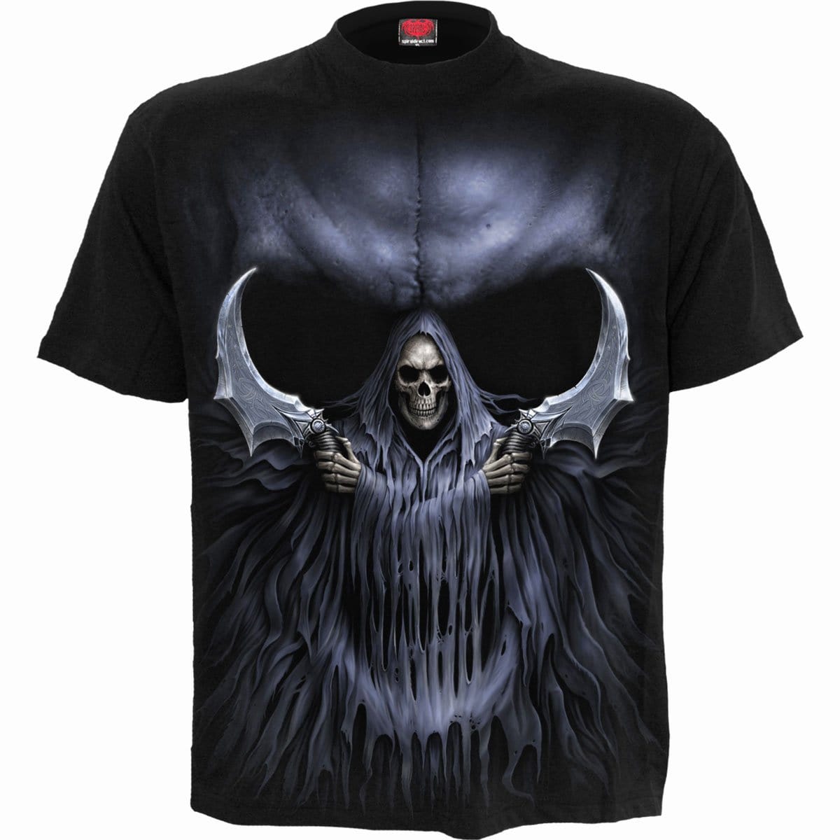 DOUBLE DEATH - T-Shirt Black - Spiral USA