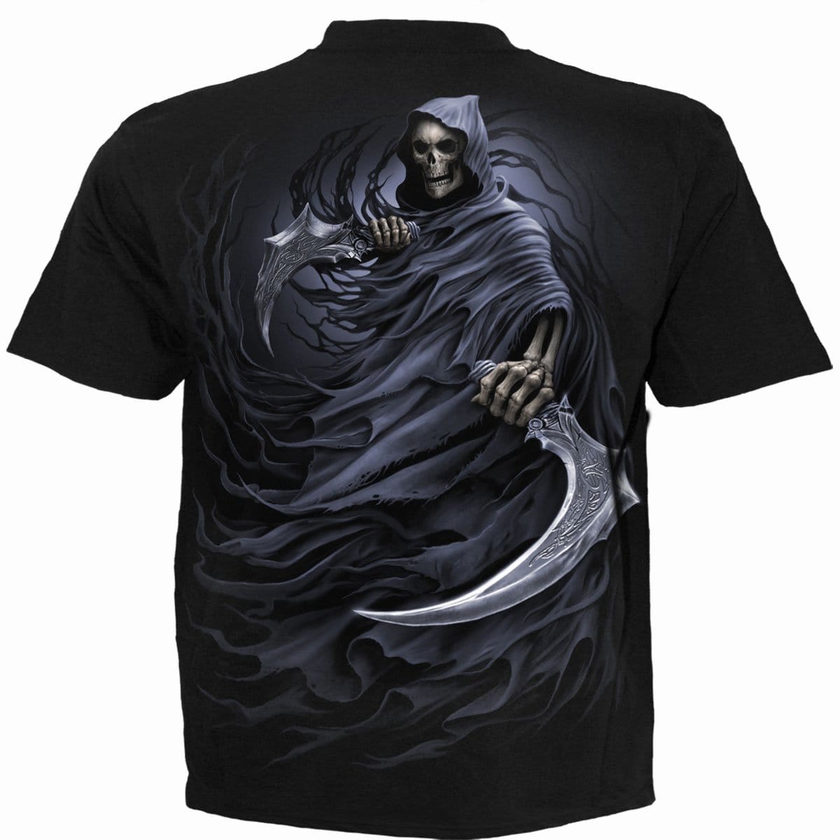 DOUBLE DEATH - T-Shirt Black - Spiral USA