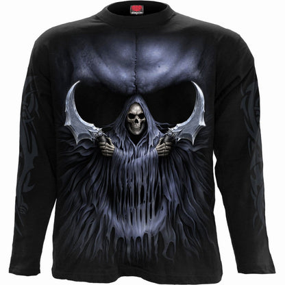 DOUBLE DEATH - Longsleeve T-Shirt Black - Spiral USA