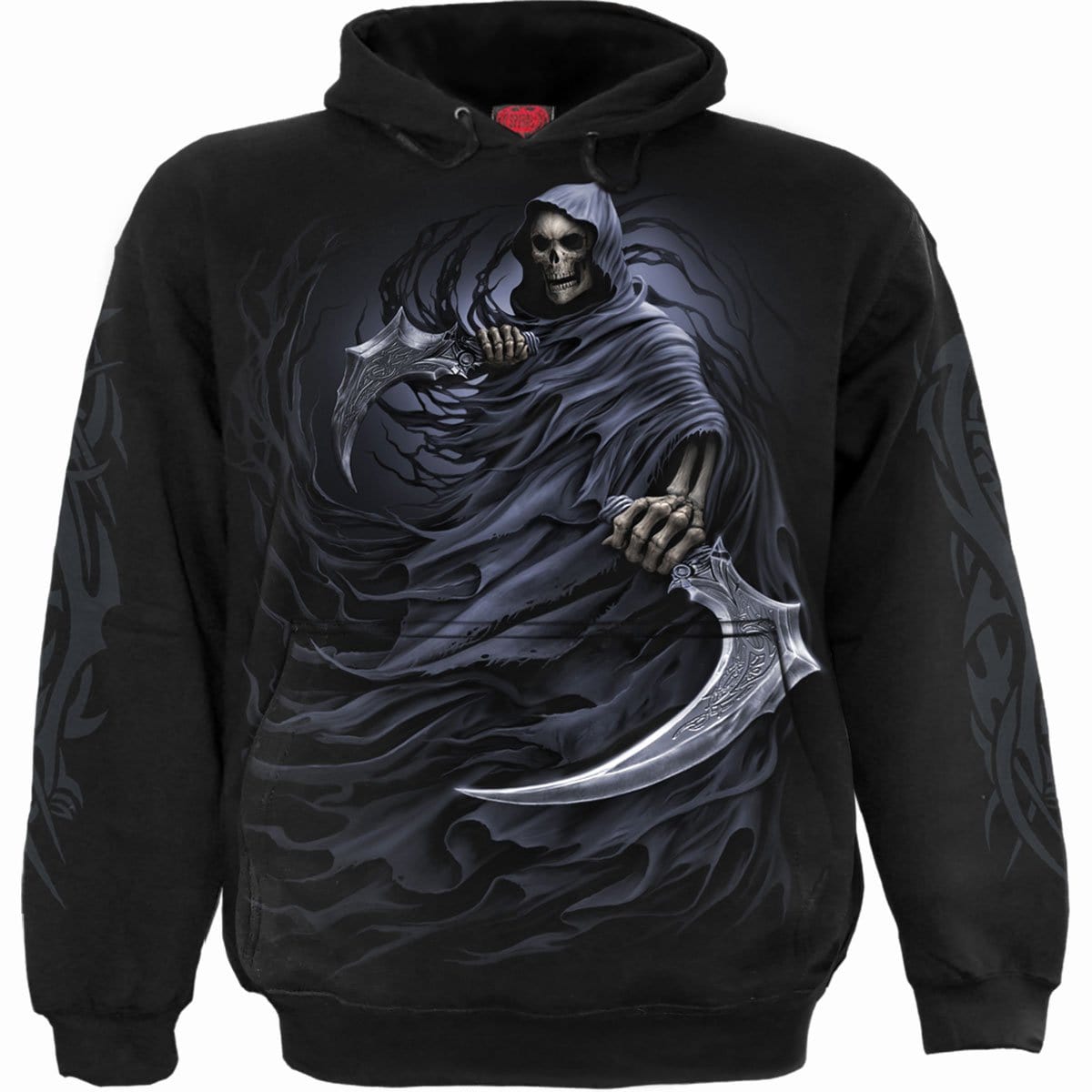 DOUBLE DEATH - Hoody Black - Spiral USA