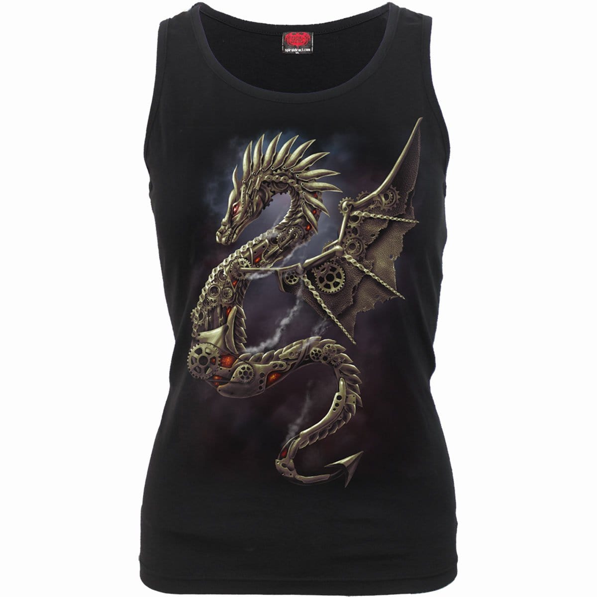 DRAGON COGS - Razor Back Top Black