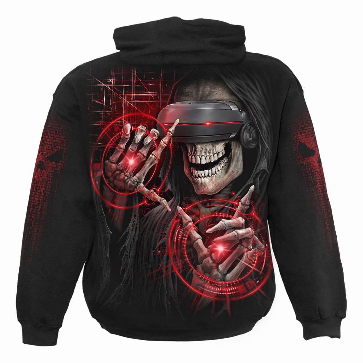 CYBER DEATH - Kids Hoody Black - Spiral USA