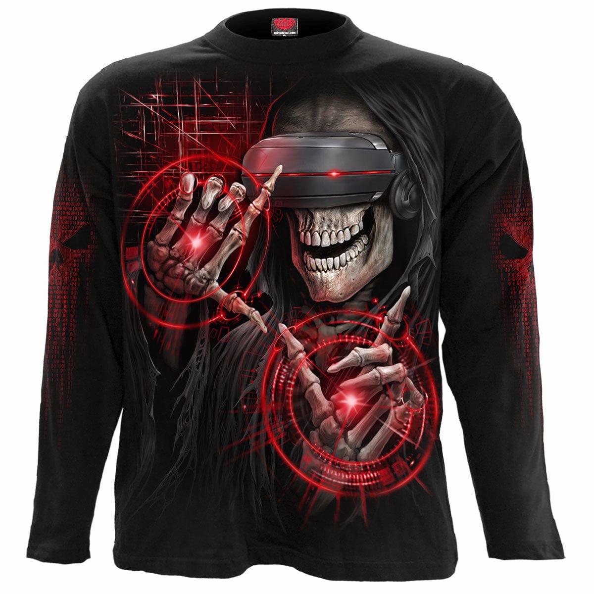 CYBER DEATH - Longsleeve T-Shirt Black