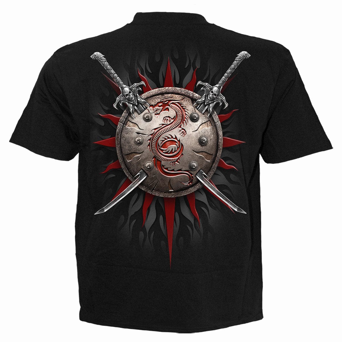 ORIENTAL DRAGON  - T-Shirt Black - Spiral USA