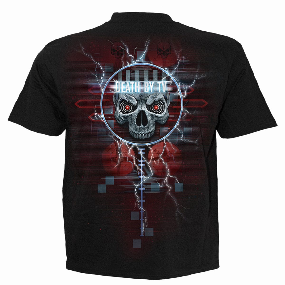 DEATH BY TV - T-Shirt Black - Spiral USA