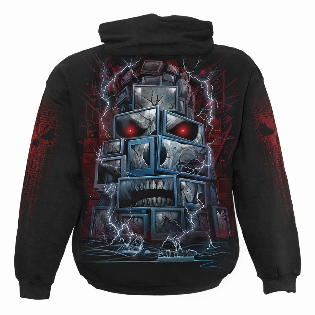 DEATH BY TV - Hoody Black - Spiral USA