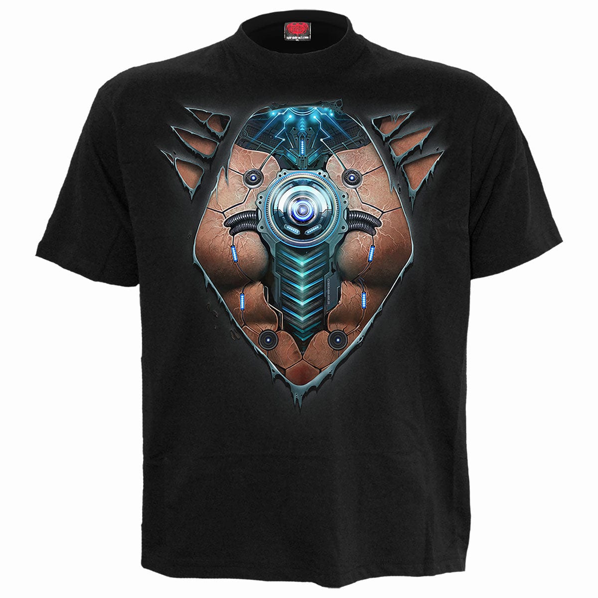 CYBER SKIN - T-Shirt Black - Spiral USA