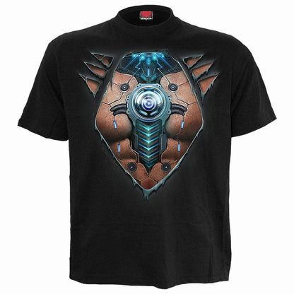 CYBER SKIN - T-Shirt Black - Spiral USA