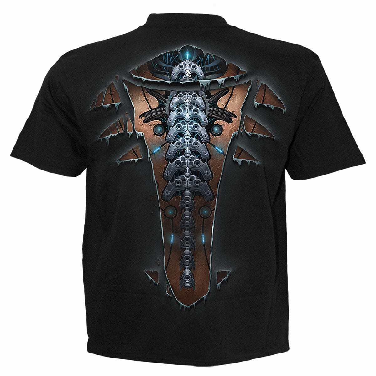 CYBER SKIN - T-Shirt Black - Spiral USA