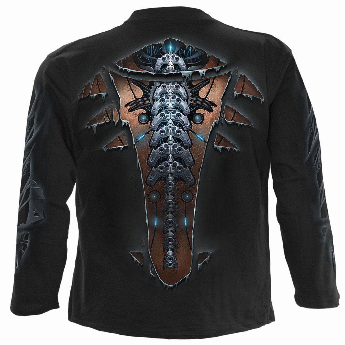 CYBER SKIN - Longsleeve T-Shirt Black - Spiral USA