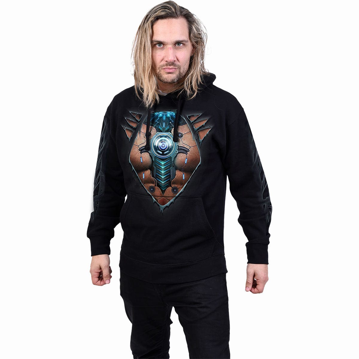 CYBER SKIN - Hoody Black - Spiral USA