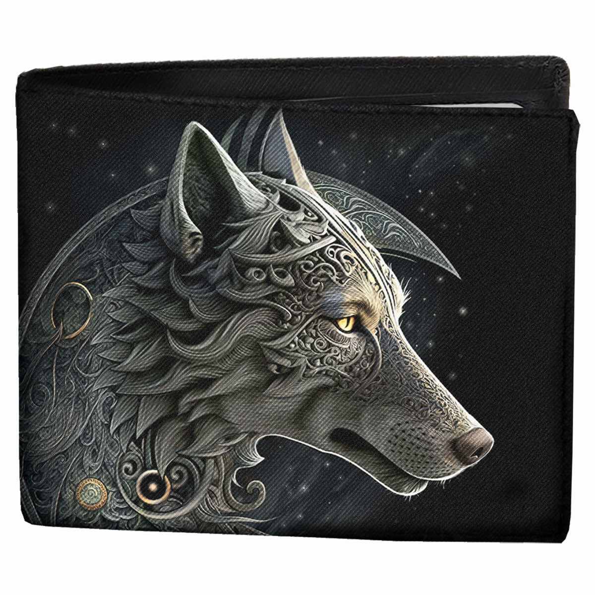 CELTIC WOLF - BiFold Wallet with RFID Blocking and Gift Box