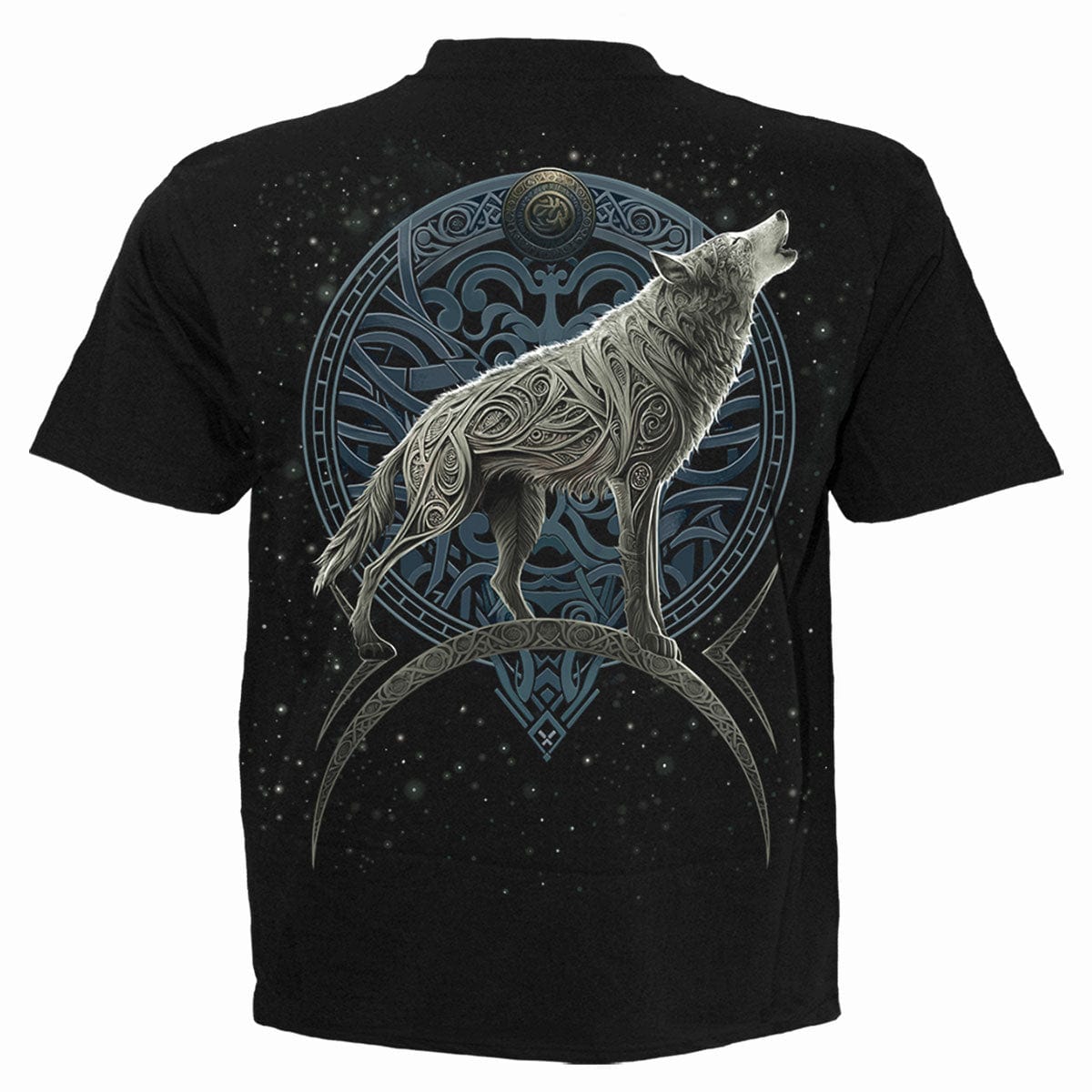 CELTIC WOLF - T-Shirt Black - Spiral USA