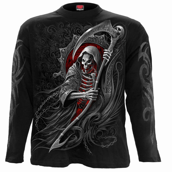 Spiral Reaper's Portal Uomo Felpa con Cappuccio Nero Regular Spiral Reaper's Portal Uomo Felpa con Cappuccio Nero Regular