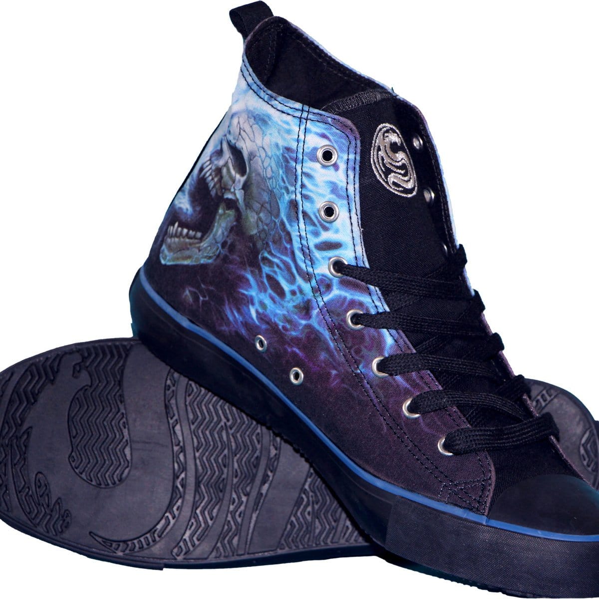 FLAMING SPINE - Sneakers - Ladies High Top Laceup - Spiral USA