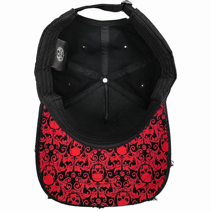 DEATH RIBS - Baseball Caps Distressed with Metal Clasp - Spiral USA