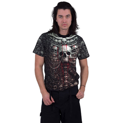 DEATH RIBS - Allover T-Shirt Black - Spiral USA