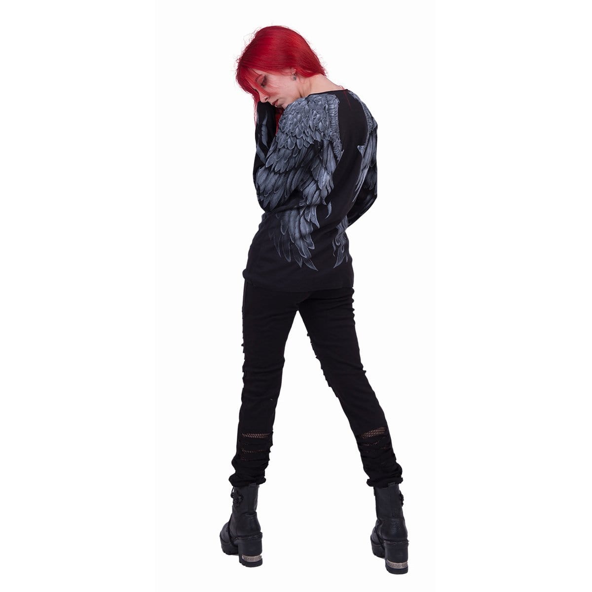 SERAPHIM - Allover Baggy Top  Black - Spiral USA