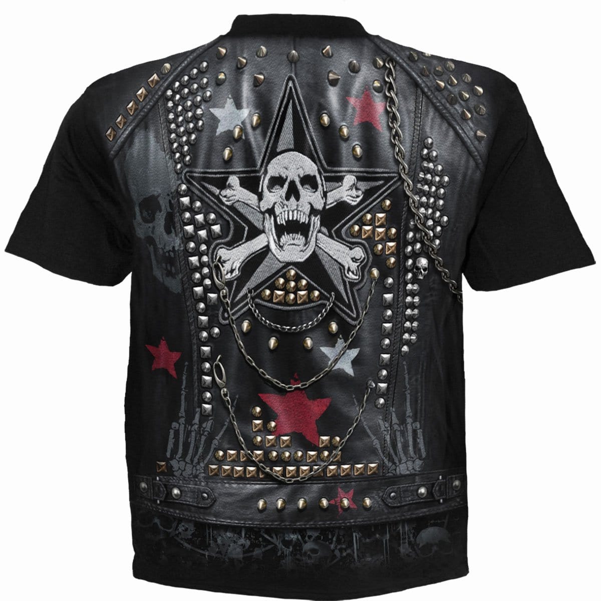 GOTH METAL - Allover T-Shirt Black - Spiral USA