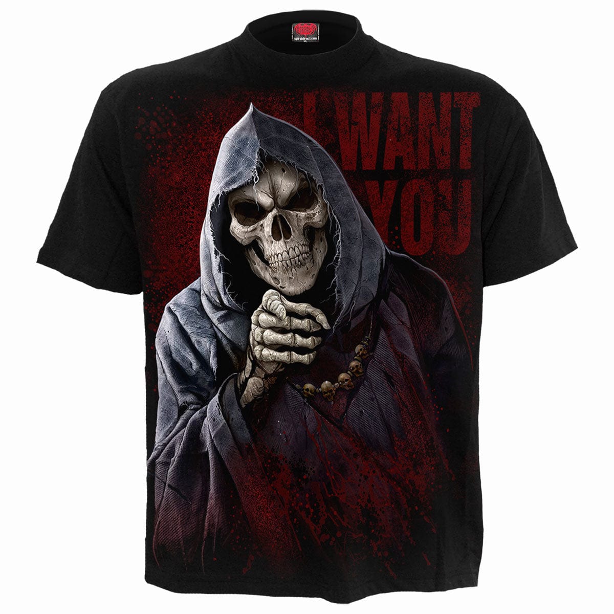 WAR KILLS - T-Shirt Black - Spiral USA