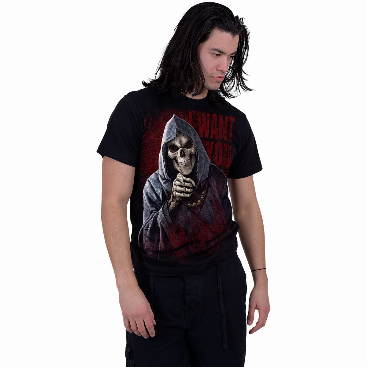WAR KILLS - T-Shirt Black - Spiral USA